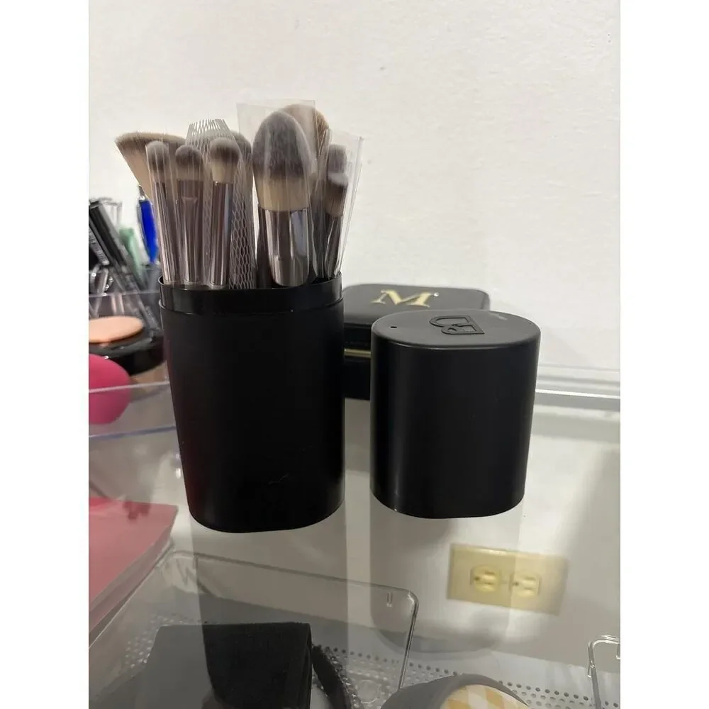 Bs-Mall 8 Pieces Premium Synthetic Makeup Brushes Set With Black Case